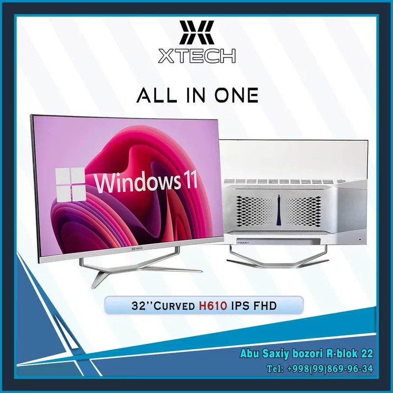 Monoblok XTECH IPS 24" 27" 32" diaganalli 6