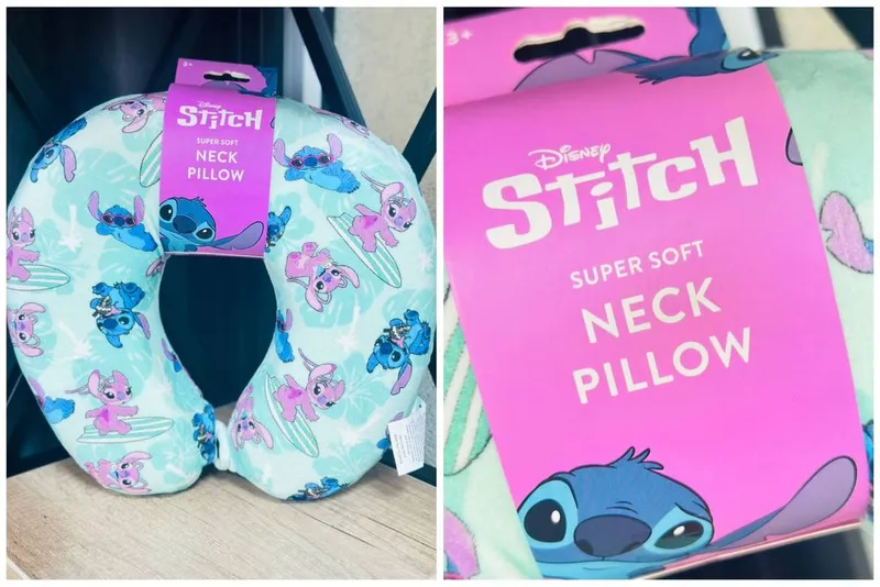 Stitch, Англия. Термокружка и подушка.