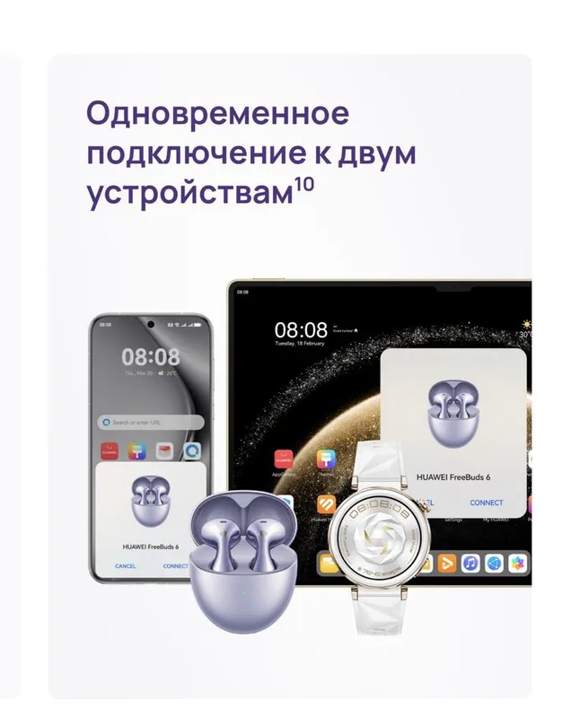 Наушники Huawei FreeBuds 6 — фото 2