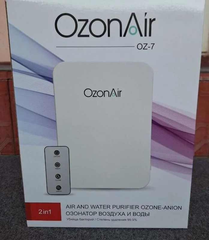 OzonAir OZ-7 ozonator sotiladi (havo va suv uchun 2 tasi 1 da) 2 OzonAir OZ-7 ozonator sotiladi (havo va suv uchun 2 tasi 1 da) 2