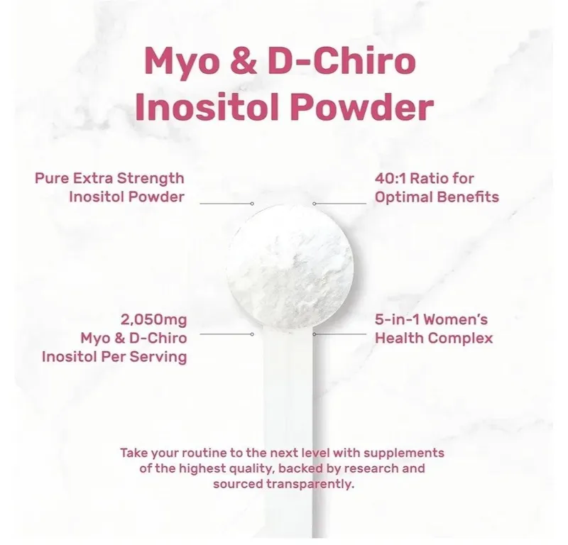 Myo- inositol d chiro, powder,Мио д хиро инозитол,Мио инозитол, 227 gr — фото 1