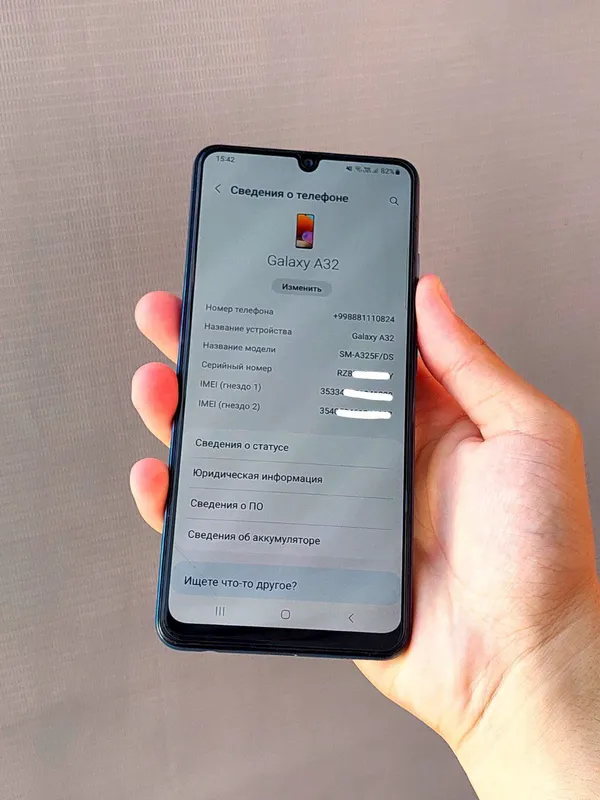 Samsung A32 ochilmagan Kardak bor 2 Samsung A32 ochilmagan Kardak bor 2
