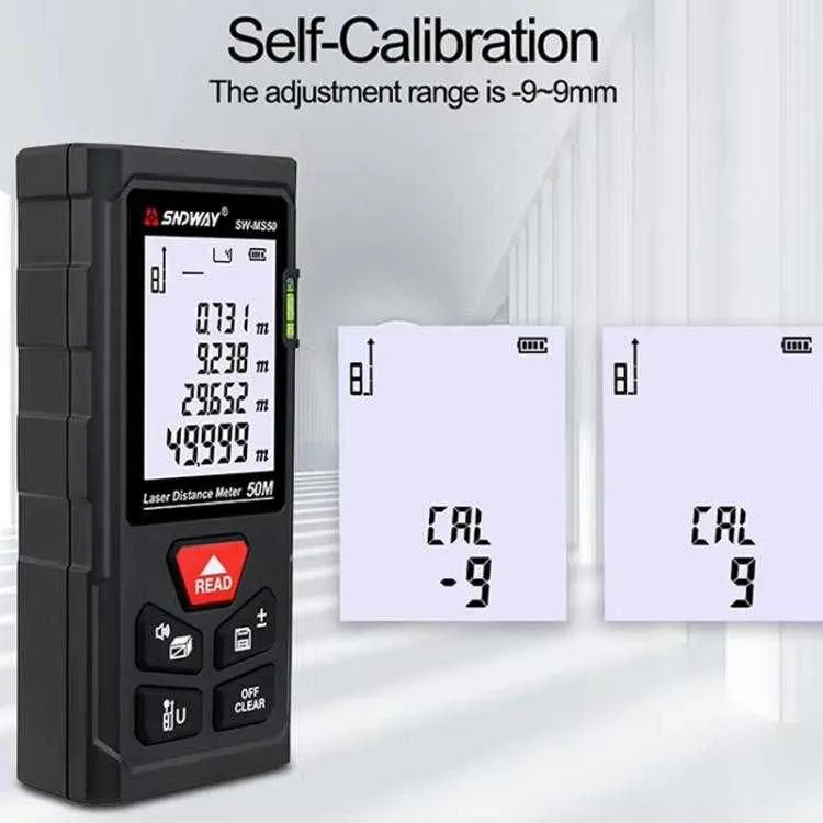 Laser Distance Meter SW‑MS100 — lazerli masofa o‘lchagich 3