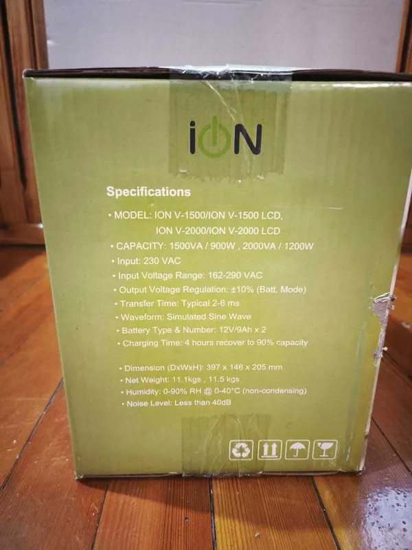 UPS ION V-2000 LCD. источник бесперебойного пит 3 UPS ION V-2000 LCD. источник бесперебойного пит 3