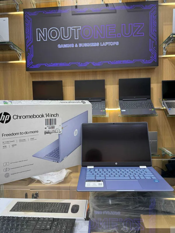 Noutbuk HP Chromebook x360 Intel Processor N100 4 GB 64GB eMMC 14.0 — фото 2