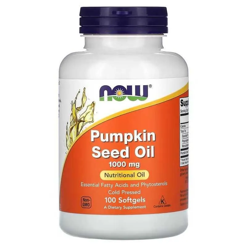 NOW Foods Pumpkin Seed Oil тыквенное масло qovoq yog'i — фото 1