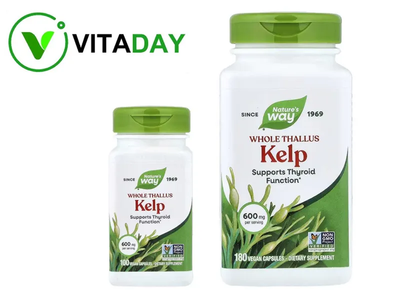 Nature's Natures Way Kelp бурые водоросли йод yod