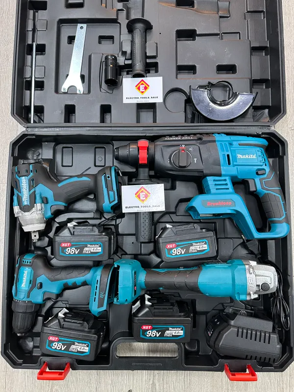 Аккумуляторный набор Makita 4 в 1 бесщеточный — фото 1