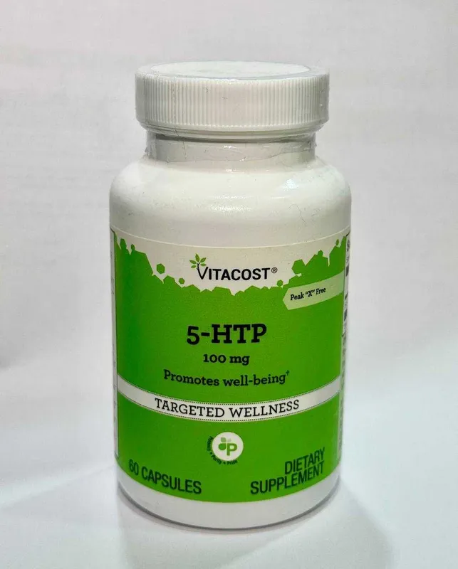 Vitacost 5-HTP 100 mg 60 Capsules made in USA