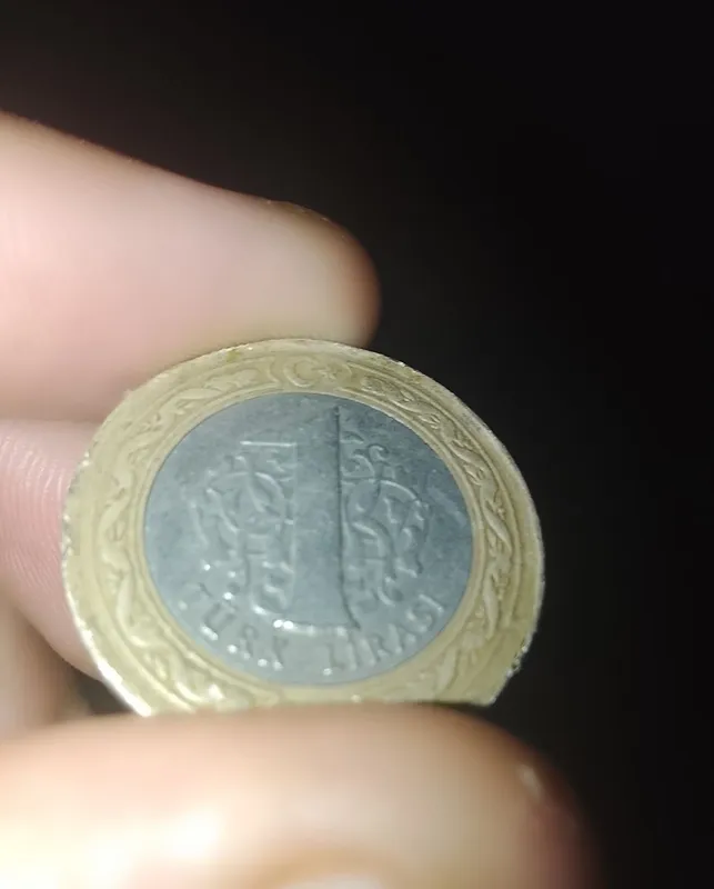 2009-yilgi 1 turk lirasi — bimetall tanga (Turkiya) 3 2009-yilgi 1 turk lirasi — bimetall tanga (Turkiya) 3