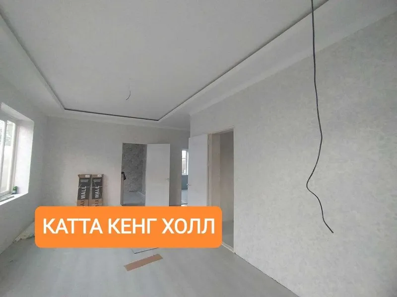 Янги Коттедж сотилади 2.5 сотик 3 хона + Холл Под ключ Кибрай рн — фото 7