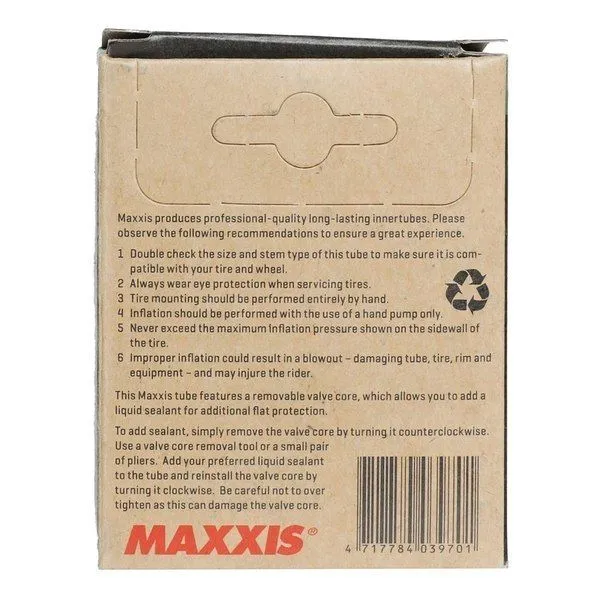 MAXXIS Welter Weight kamera 700×23/32C Presta FV 4 MAXXIS Welter Weight kamera 700×23/32C Presta FV 4