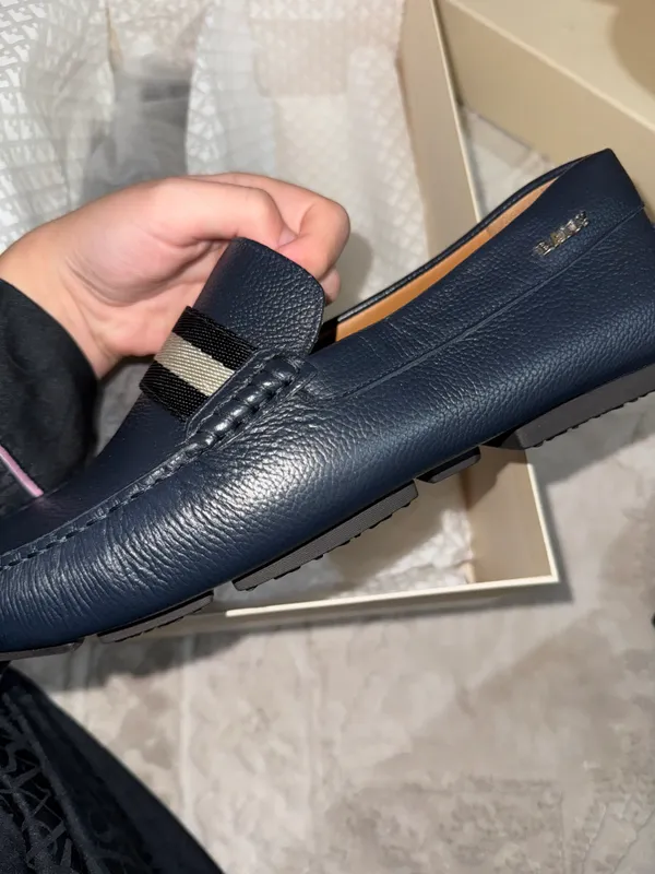 BALLY Pearce Leather Driver Loafers – Original 5