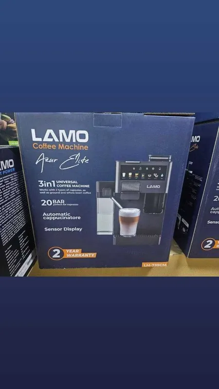 Кофемашинка LAMO LM-739 автоматическая с гарантией и доставкой на дом.