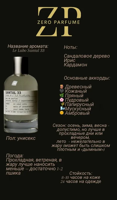 Santal 33 2 Santal 33 2