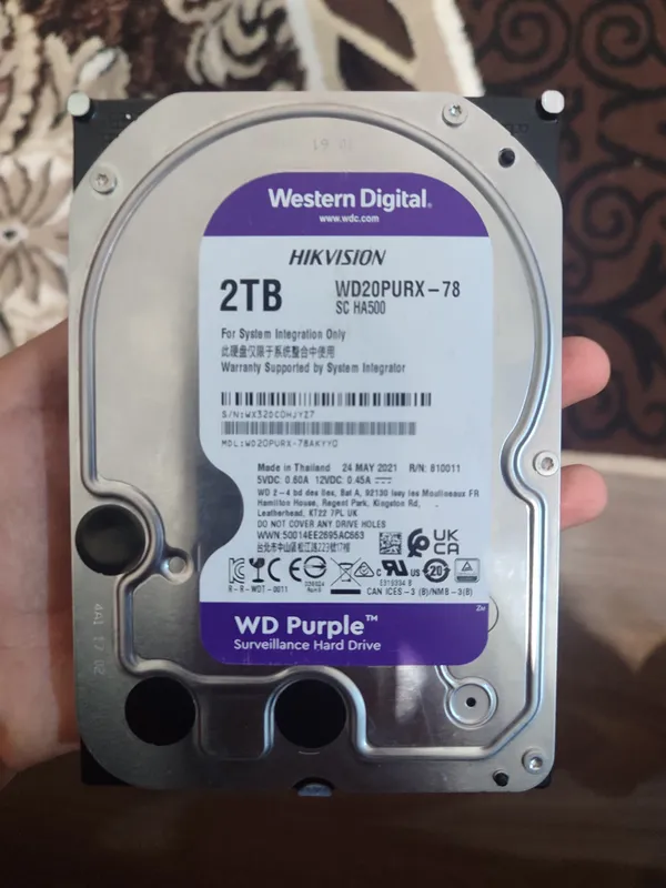 WD purple 2TB 100%