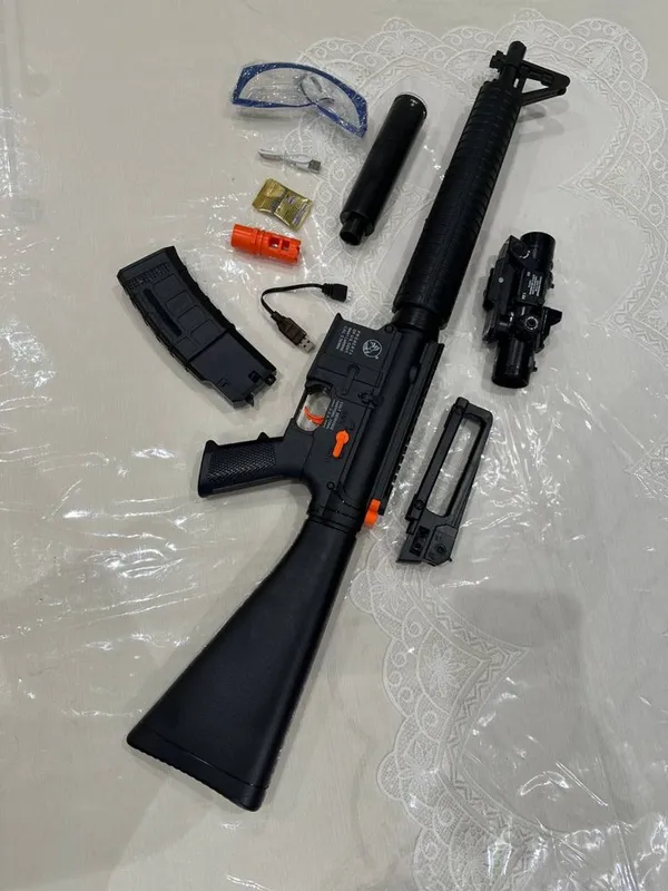 Игрушечный Автомат M16 стреляющий орбизами 3