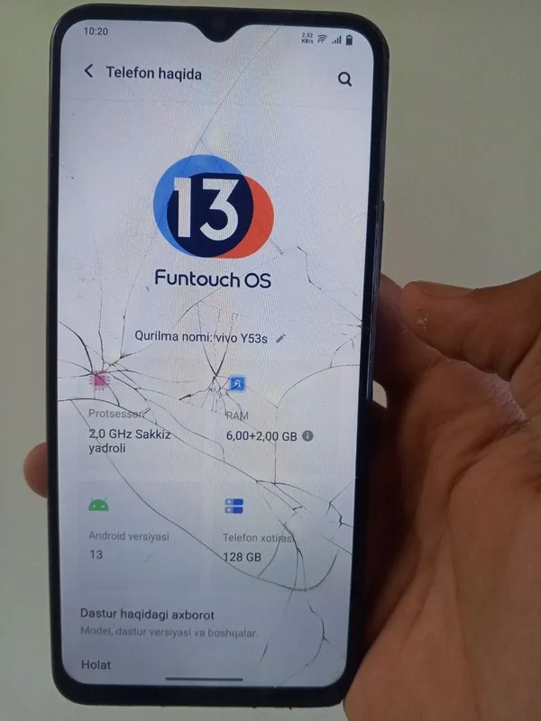 Vivo y53s srochna sotiladi yana kelishamz