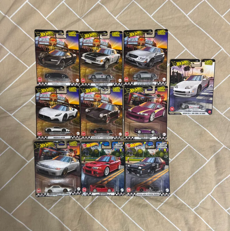 Hot Wheels машинки премиум мерседес ниссан хонда — фото 2