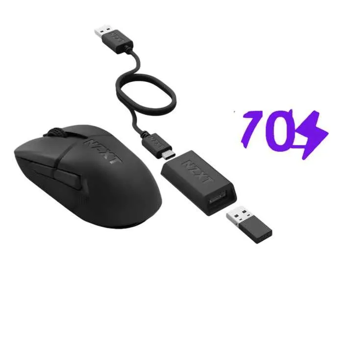 Mouse NZXT Lift 2 Ergo Symm/Elite Wireless Проводная игровая мышь+