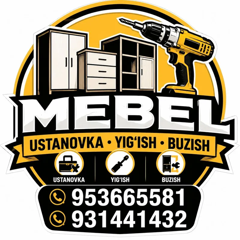 Mebel ustanovka yigʻish va buzish Mebel ustanovka yigʻish va buzish
