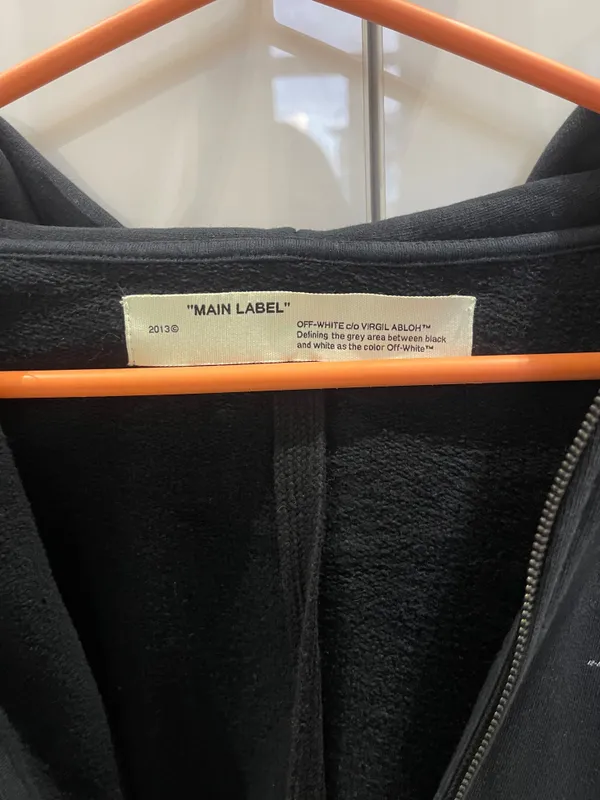 Off-White худи на молнии оригинал S/M 3