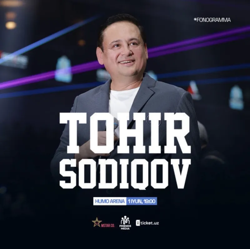 Bilet Toxir Sadikov 2026-yil Humo arena