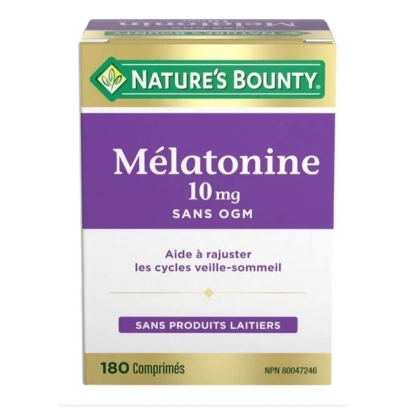 Мелатонин, Nature's Bounty, Melatonin 10mg - 180 tab