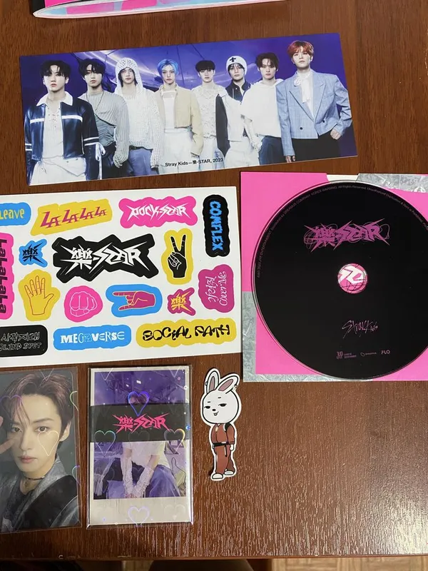 альбом Rockstar Stray kids оригинал с подписью Феликса 3