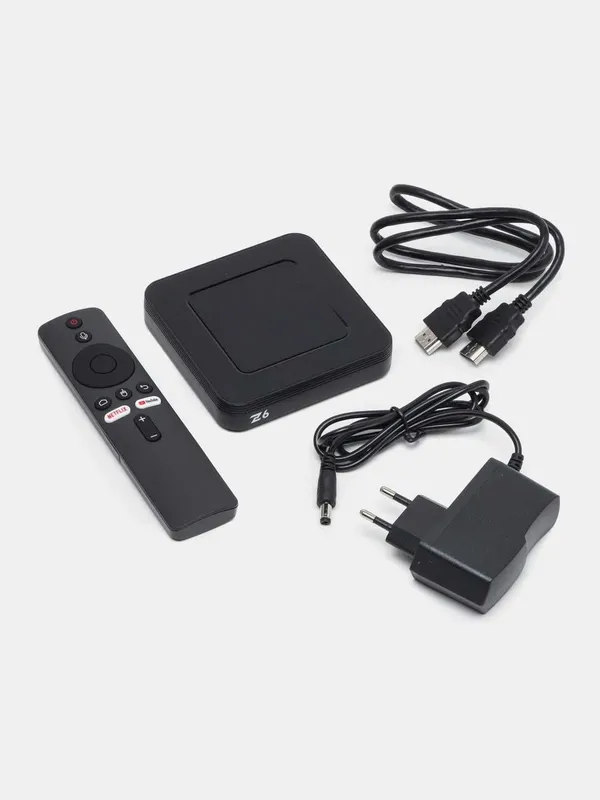 Smart TV Box Z6, на базе Android, 2ГБ/8ГБ, поддержка Smart TV — фото 1