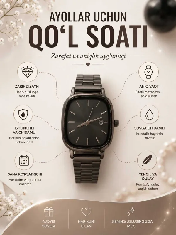 Qo'l soati casio erkaklar va ayollar uchun optomga — фото 4
