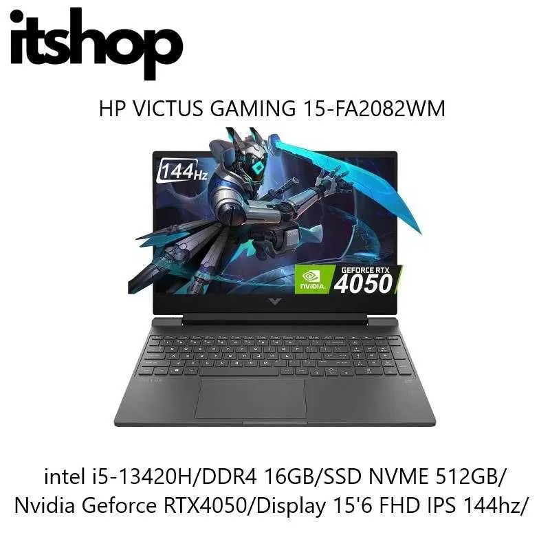HP Victus Gaming 15 i5-13420H/16/512/RTX4050/Display 15'6 FHD IPS