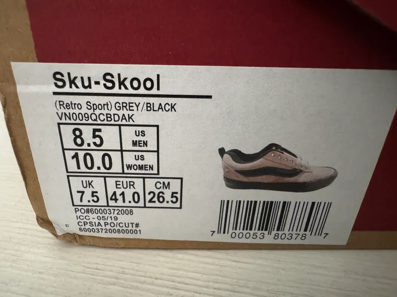 Vans Knu Skool oyoq kiyimi 7