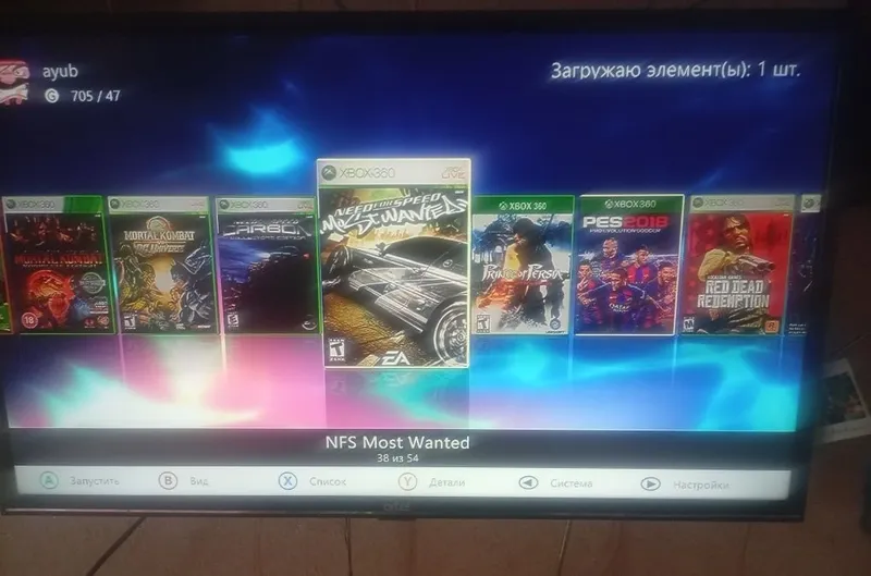 Xbox 360 прошитый с игрыми 6 Xbox 360 прошитый с игрыми 6