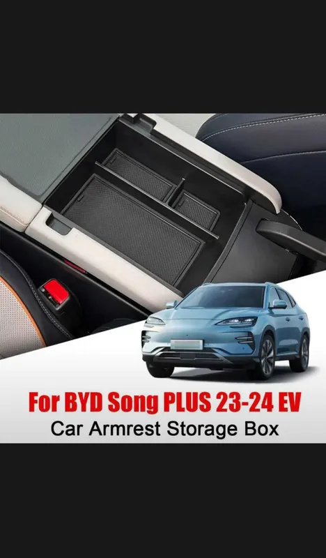 BYD Song PLUS EV 23, 24 бардачек, органайзер в подлокотник — фото 1