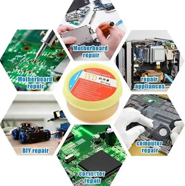 Паяльная паста Solder Paste JYD - для пайки и ремонта электроники — фото 1