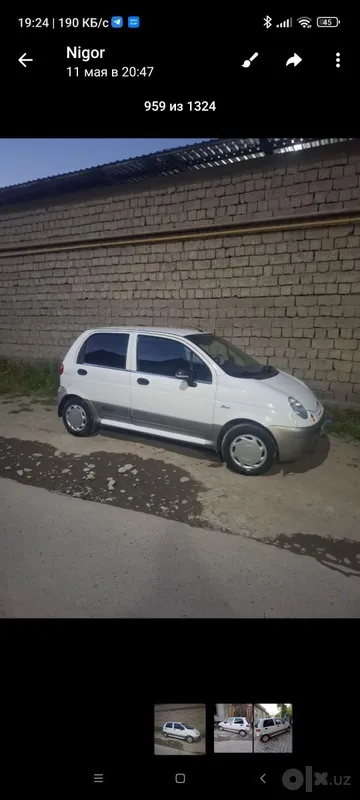 Matiz Best, Super, метан, кузов 1 Matiz Best, Super, метан, кузов 1