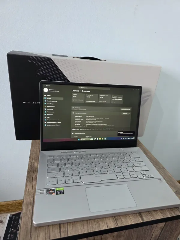 Идеал Asus Rog Zephyrus G14 Ryzen 9 5900HS/RTX 3060/16/1TB