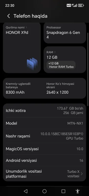 honor x9d baxtga beraman 5mln olinganiga 1 oy