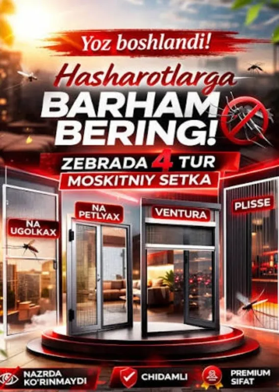 Москитные сетки: setkalar eshik derazalar uchun 1