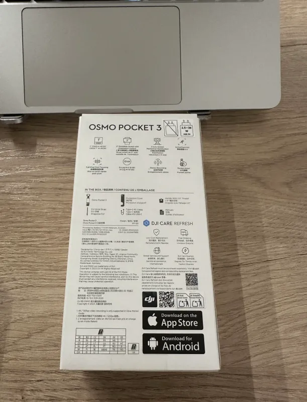 DJI Osmo Pocket 3 orginal kamera