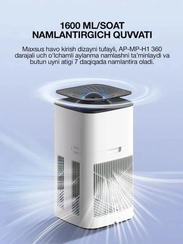Очиститель воздуха и испарительный увлажнитель, AURA PRO-PH1, 650 м³ — фото 1