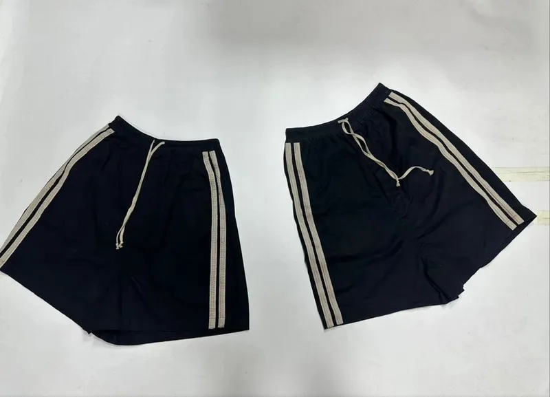 Rick Owens Big Stripped Shorts