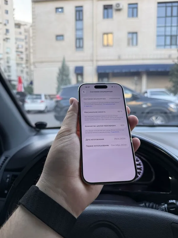 iPhone 16 Pro 256Gb 88% Yomkost 5 iPhone 16 Pro 256Gb 88% Yomkost 5