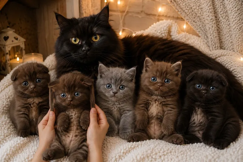Котята Скотиш Страит,Скотиш Хайлэнд Фолд — фото 4