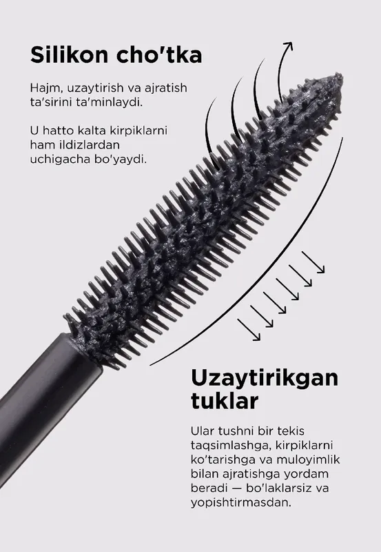 Hyaluronic kipriklar uchun Hajmli Tush Faberlikdan 6