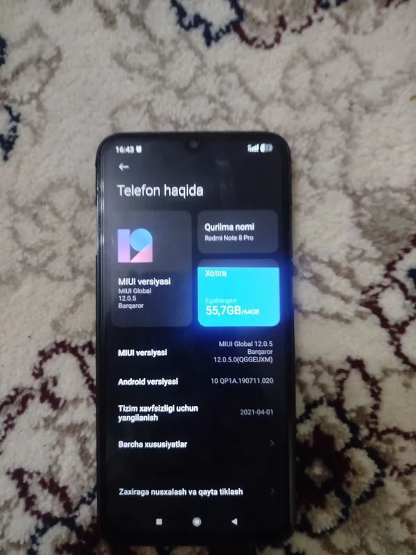 Redmi not 8 pro HOLATI YAXSHI 2 Redmi not 8 pro HOLATI YAXSHI 2
