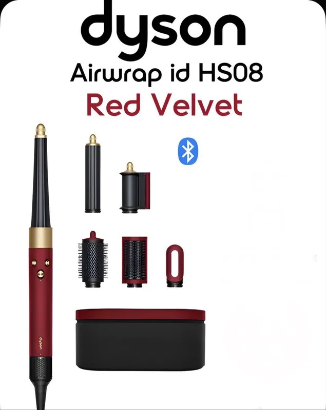 Стайлер. Hs 08 Dyson.Red velvet. Vinca blue. Ceramic pink.