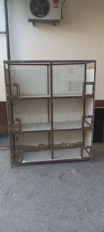Qushlar uchun qafas 6 xonali holati yaxshi