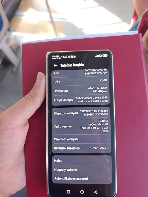 Huawei Mate X6 в идеальном состоянии 2 Huawei Mate X6 в идеальном состоянии 2